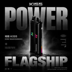 哇酷 WAGOO KIS5 6500口雙芯混搭拋棄式電子煙｜創新雙芯設計・混搭風味體驗・高容量續航配置