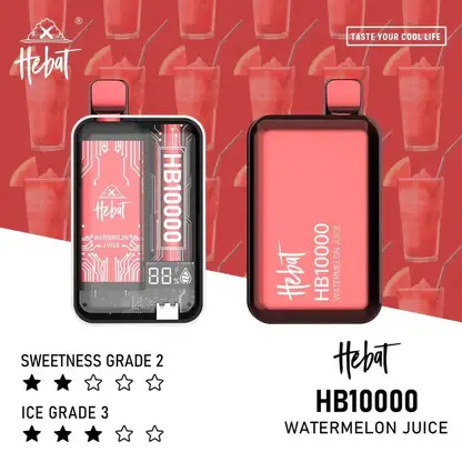 Hebat喜貝拋棄式一次性10000口-2.webp Hebat 喜貝 10000口拋棄式電子煙|高容量續航配置・精緻機身設計・長效使用體驗