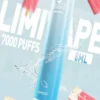 LIMI 7000口拋棄式電子煙｜流線輕巧設計・高容量續航配置・細膩霧化體驗