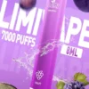 LIMI 7000口拋棄式電子煙｜流線輕巧設計・高容量續航配置・細膩霧化體驗