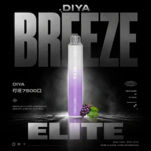 DIYA 叮啞7500口拋棄式電子煙｜潮流質感設計・高容量續航配置・便攜霧化體驗