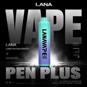 LANA PEN PLUS 9000口拋棄式電子煙｜旗艦網芯口感・巨量儲油設計・長效續航享受