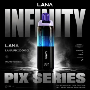 LANA PIX 閃光彈 20000口拋棄式電子煙｜折疊吸嘴設計・網芯爆汁體驗・超長續航享受